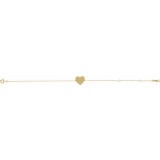 14K Yellow Heart 7-8 Bracelet photo 2