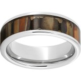 Serinium Pipe Cut Band with Orange Patina Copper Inlay photo