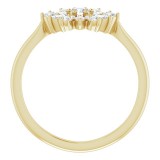 14K Yellow 1/2 CTW Diamond Vintage-Inspired Ring photo 2