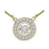 Gems One 14KT Yellow Gold & Diamonds Stunning Neckwear Pendant - 1 ctw photo