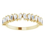 14K Yellow 1/2 CTW Diamond Anniversary Band photo 3