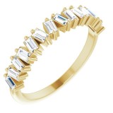 14K Yellow 1/2 CTW Diamond Anniversary Band photo