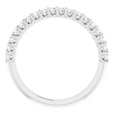 14K White 1/3 CTW Diamond Anniversary Band photo 2