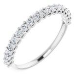 14K White 1/3 CTW Diamond Anniversary Band photo