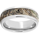 Serinium Domed Band with Mossy Oak Duck Blind Inlay photo