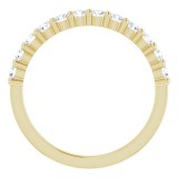 14K Yellow 5/8 CTW Diamond Anniversary Band photo 2