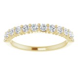 14K Yellow 5/8 CTW Diamond Anniversary Band photo 3