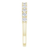 14K Yellow 5/8 CTW Diamond Anniversary Band photo 4