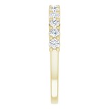 14K Yellow 5/8 CTW Diamond Anniversary Band photo 4