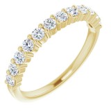 14K Yellow 5/8 CTW Diamond Anniversary Band photo