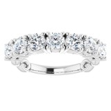 14K White 1 3/4 CTW Diamond Anniversary Band photo 3