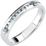 Platinum 1/6 CTW Diamond Anniversary Band photo 2