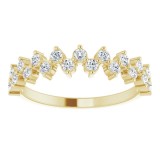 14K Yellow 3/8 CTW Diamond Anniversary Band photo 3