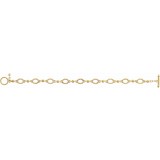 14K Yellow Metal Fashion 7.5 Bracelet photo 2
