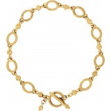 14K Yellow Metal Fashion 7.5 Bracelet photo