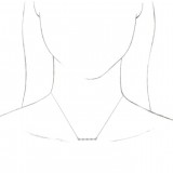 14K White 1/6 CTW Diamond Bezel-Set Bar 16 Necklace photo 3