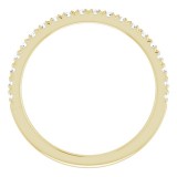 14K Yellow 1/4 CTW Diamond French-Set Anniversary Band photo 2