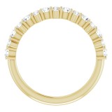 14K Yellow 9/10 CTW Diamond Anniversary Band photo 2