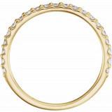 14K Yellow 3/8 CTW Diamond Band photo 2