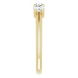14K Yellow 4.1 mm Round 3/4 CTW Diamond Anniversary Band photo 4