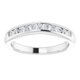 14K White 1/5 CTW Diamond Band photo 3