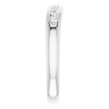 14K White 1/5 CTW Diamond Band photo 4