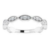 14K White 1/5 CTW Diamond Anniversary Band photo 3