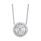 Gems One 14Kt White Gold Diamond (1/4Ctw) Necklace photo