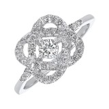 Gems One 14Kt White Gold Diamond (1Ctw) Ring photo