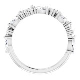 14K White 7/8 CTW Diamond Anniversary Band photo 2