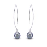 Imperial Pearl Sterling Silver Tahitian Pearl Earrings photo