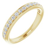 14K Yellow 1/3 CTW Diamond Anniversary Band photo