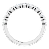 14K White 3/4 CTW Diamond Anniversary Band photo 2