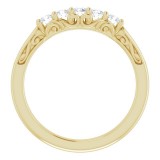 14K Yellow 1/3 CTW Diamond Anniversary Band photo 2