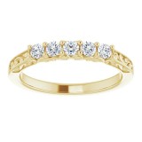 14K Yellow 1/3 CTW Diamond Anniversary Band photo 3