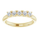 14K Yellow 3/4 CTW Diamond Anniversary Band photo 3