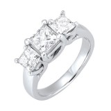 Gems One 14Kt White Gold Diamond (1/3Ctw) Ring photo