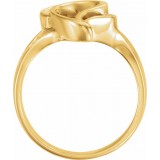 14K Yellow Freeform Ring photo 2