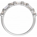 Platinum 3/8 CTW Diamond Anniversary Band photo 2