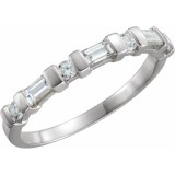 Platinum 3/8 CTW Diamond Anniversary Band photo