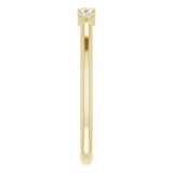 14K Yellow 1/8 CTW Diamond Stackable Ring photo 4