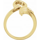 14K Yellow Freeform Ring photo 2