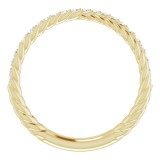 14K Yellow 1/5 CTW Diamond Anniversary Band photo 2
