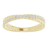 14K Yellow 1/5 CTW Diamond Anniversary Band photo 3