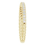 14K Yellow 1/5 CTW Diamond Anniversary Band photo 4