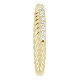 14K Yellow 1/5 CTW Diamond Anniversary Band photo 4