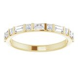 14K Yellow 1/2 CTW Diamond Anniversary Band photo 3