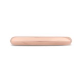 Shah Luxury 14K Rose Gold Plain Wedding Band photo