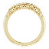 14K Yellow .07 CTW Diamond Matching Band photo 2