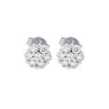 Gems One 14Kt White Gold Diamond (1/4Ctw) Earring photo